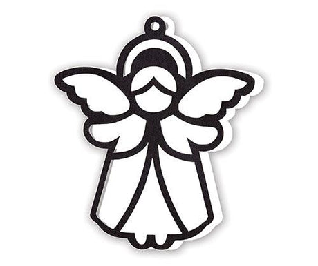 Stained Glass Angels Pack of 10