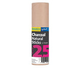 Charcoal Natural 5-7mm Thick Pack of 25