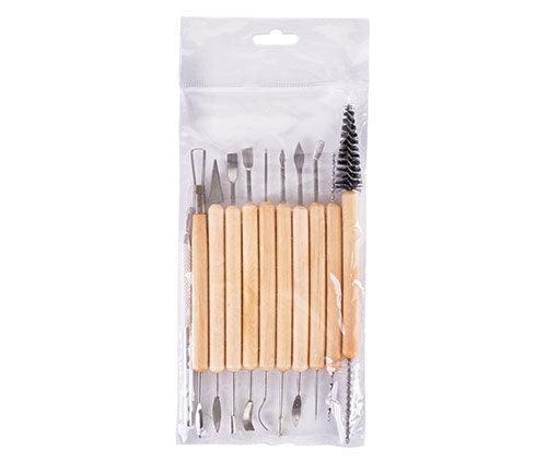 Clay Modelling Clean Up Tool Kit Pack of 11