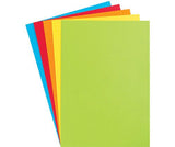 Coloured Bright Cardboard 220gsm Pack of 100