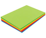 Coloured Bright Cardboard 220gsm Pack of 100