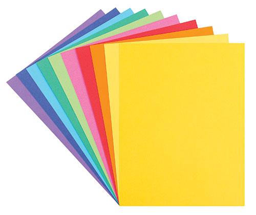 Coloured Cardboard By Zart 220gsm Pack of 100