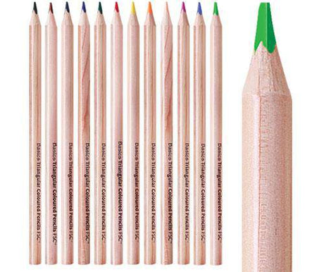 Zart Basics Triangular Coloured Pencils