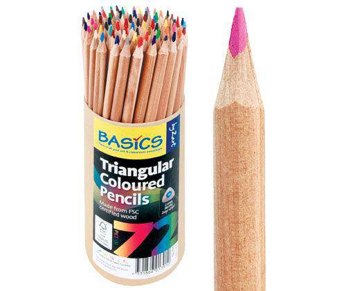 Zart Basics Triangular Coloured Pencils