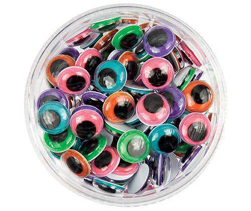 Joggle Eyes Coloured Stackable Pack of 450