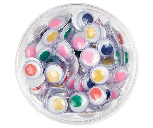 Joggle Eyes Coloured Stackable Pack of 450