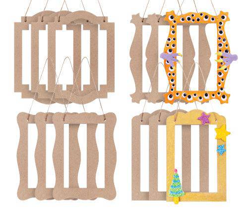 Zart Papier-mache Hanging Frames Pack of 12