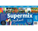 Zart Supermix Oil Pastels Assorted Colours Set of 18