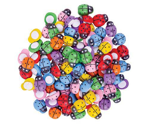 Coloured Wooden Ladybugs Pack of 200 - Zart