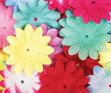 Fabric Flower Embellishments Pack of 250