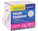 Hook Fastener Dots Only Pack of 126