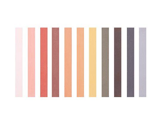 Soft Pastels Skin Tone Pack of 12