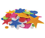 EVA Foam Glitter Shapes Pack of 100