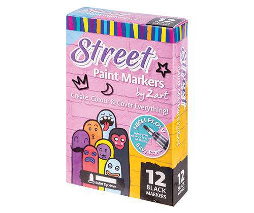 Street Paint Markers by Zart Pack of 12