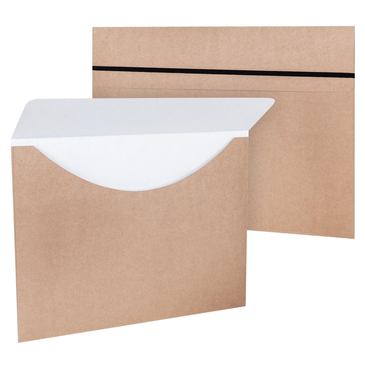 Kraft Cardboard A3 Art Folder with Elastic