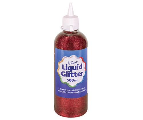 Zart Liquid Glitter 500mL Bottles