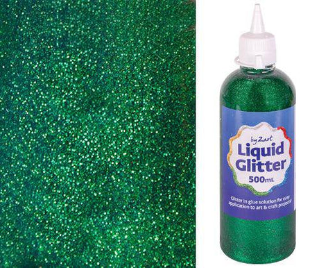 Zart Liquid Glitter 500mL Bottles