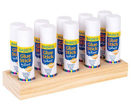 Glue Stick Wooden Holder