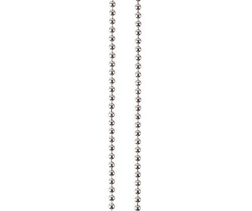 Ball Chain Necklace with Clasp Silver 67cm Pack of 10