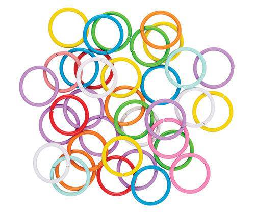 Jump Rings 10mm Coloured Pack of 200