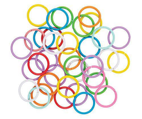 Jump Rings 10mm Coloured Pack of 200