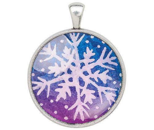 Pendant Cabochon Setting 30mm Silver Pack of 30