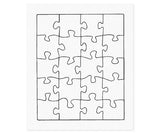 Cardboard Jigsaw Pack of 20