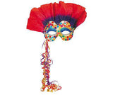 Papier-mache Eye Mask on a Stick