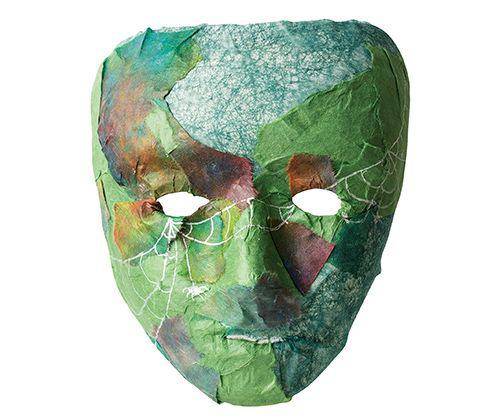 Papier-mache Full Face Mask