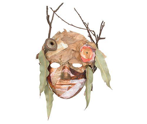 Papier-mache Full Face Mask