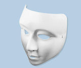 White Face Mask Lightweight Pack of 10