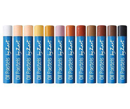 Basics Oil Pastels Skin Tone Colours Pack of 12