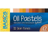 Basics Oil Pastels Skin Tone Colours Pack of 12