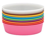 Plastic Painting and Sorting Bowls Coloured Pack of 10