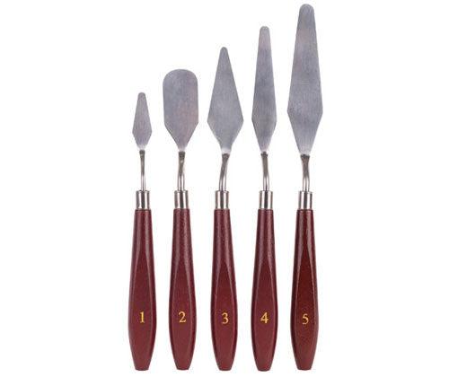 Palette Knife Set Assorted Pack of 5