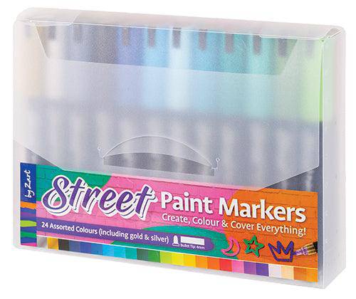 Street Paint Markers by Zart Pack of 24