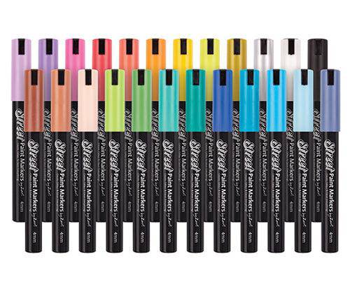 Street Paint Markers by Zart Pack of 24