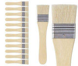 Wide Flat Brushes Pack of 12