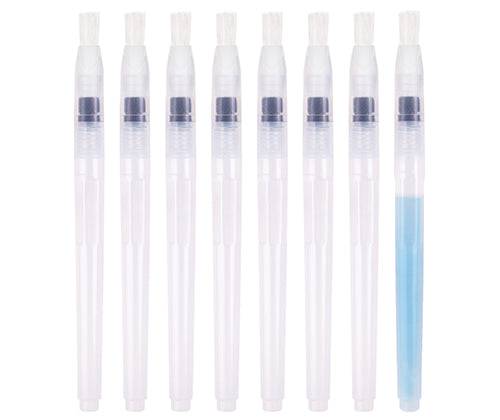 Water Brush Refillable Flat Pack of 8