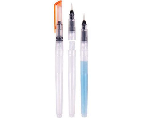 Water Brush Refillable Medium Pack of 12