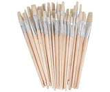 Hog Hair Assorted Size Bristle Brushes Pack of 60