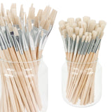 Hog Hair Assorted Size Bristle Brushes Pack of 60