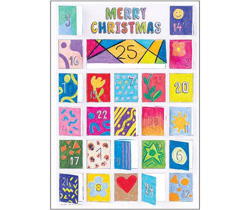 ColourMe Advent Calendar A3 Pack of 10