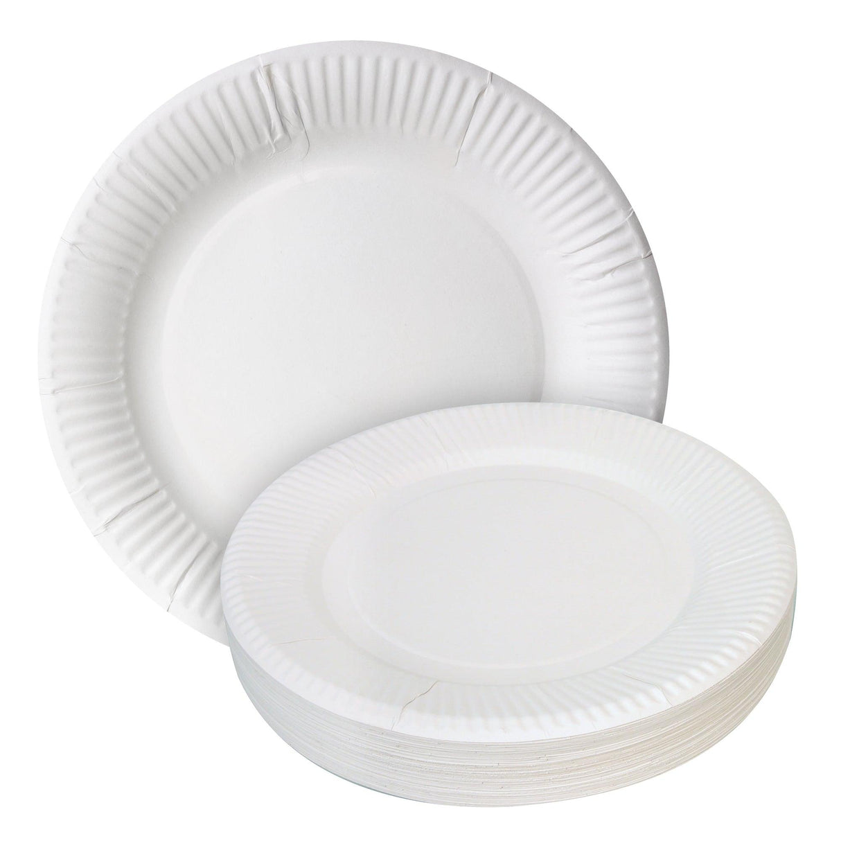 Paper Plates White Pack of 50