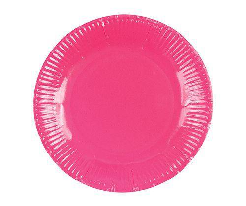 Coloured Paper Plates 23 cm Pack of 50