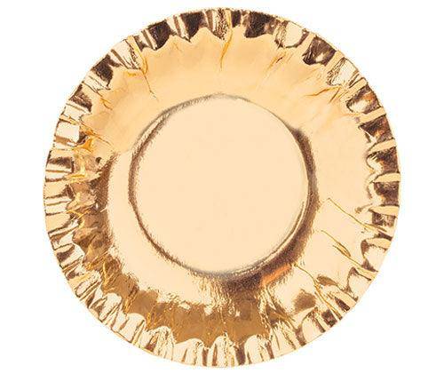 Paper Plate Metallic 9.5cm Assorted Pack of 60