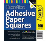 Adhesive Paper Squares Pack of 100