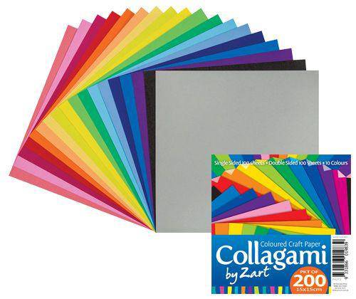 Collagami Craft Paper Pack of 200