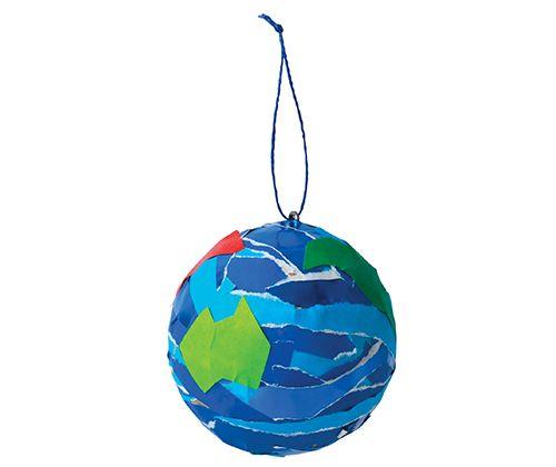 Papier-mache Baubles 60mm Pack of 9