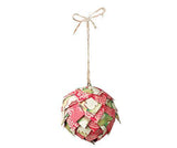 Papier-mache Baubles 60mm Pack of 9